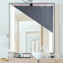 Afbeelding in Gallery-weergave laden, Een vierkante spiegel met spiegelverwarming